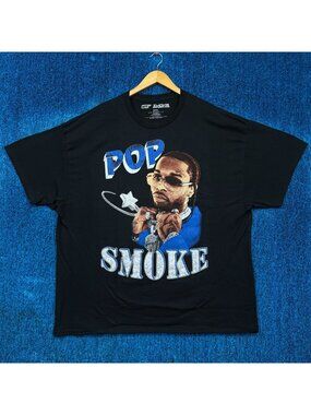 Pop Smoke Shoot For The Stars Aim For The Moon Rap Tee XXXL